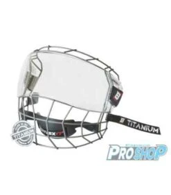 Combo 1/2 Visière + Grille Titanium BOSPORT Convex17, Junior
